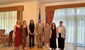 At the Armenian Embassy in the Czech Republic, the regular swearing-in ceremony of the citizens granted the citizenship of the Republic of Armenia by the decrees of the President of the Republic of Armenia took place