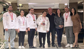 Սեպտեմբերի 28-ին Զագրեբում ՀՀ դեսպան Աշոտ Հովակիմյանը շնորհավորեց Աշխարհի շեֆ խոհարարների ասոցիացիայի կողմից անցկացվող խոհարարների Croatian Culinary Cup 2025 միջազգային մրցույթին մասնակցող Հայաստանի խոհարարներին