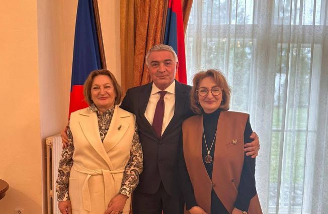 Meeting of the Ambassador with prominent Armenian musicologists residing in the Czech Republic