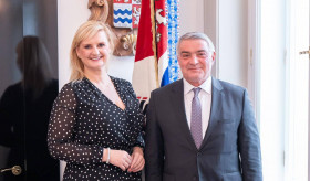 Ambassador Ashot Hovakimian was received by the Governor of the Central Bohemia region Petra Pecková