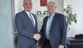 Ambassador of Armenia to Czechia Ashot Hovakimian was hosted by the President of the Czech Football Association Petr Fousek